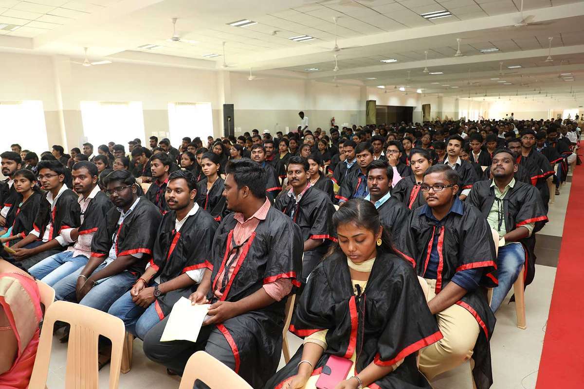 Graduating students at Ramco Institute of Technology